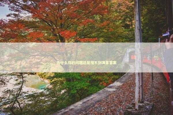 为什么你的问题总是搜不到满意答案 为什么你的问题总是搜不到满意答案 IT技术